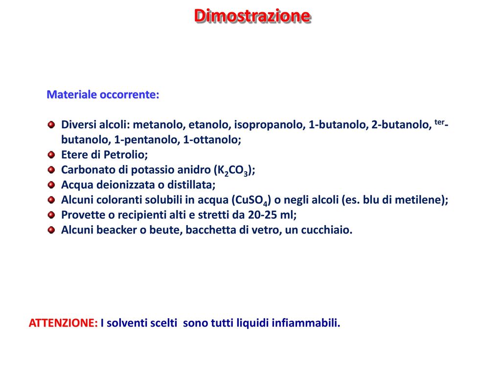 Didattica Della Chimica Organica La Funzione Ossidrilica Oh Ppt